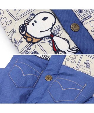 PET PARADISE スヌーピー 遠赤外線 フライングエース 綿入りエアオール 中型犬 大型犬 フライングエース