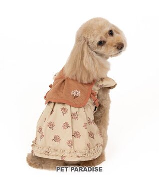  ペットパラダイス キルトベスト付きワンピース 《ベージュ》 超小型犬 小型犬
