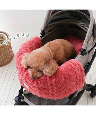 PET PARADISE ペットパラダイス 遠赤外線 アランボア カート用 クッション レッド