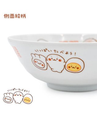 Mother garden しろたん ラーメンどんぶり 《マシマシ》 径20.5cm マシマシ柄