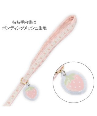 PET PARADISE ペットパラダイス 花苺柄 リード ４Ｓ～３Ｓ ピンク