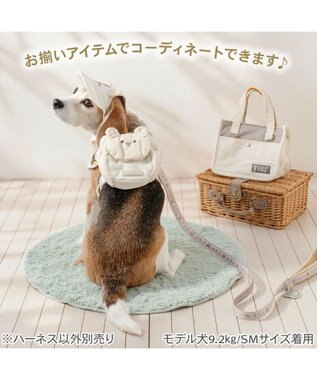PET PARADISE ペットパラダイス くまちやん リュックハーネス Ｍ ホワイト