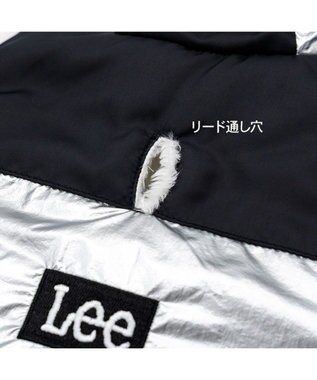 PET PARADISE Lee フード付 綿入れベスト 《シルバー》 小型犬 シルバー×ブラック