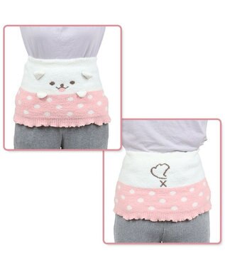 Mother garden ふわんこ 大人 ウエストウォーマー 《腹巻き》 ピンク