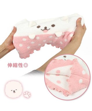 Mother garden ふわんこ 大人 ウエストウォーマー 《腹巻き》 ピンク