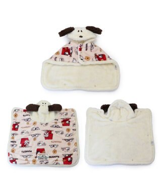 PET PARADISE スヌーピー 着る毛布  《うたたね柄》 小型犬 ベージュ