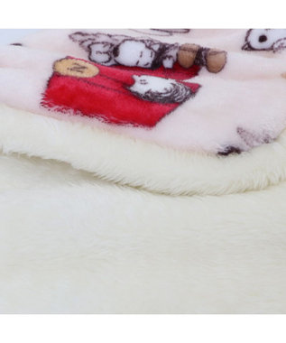 PET PARADISE スヌーピー 着る毛布  《うたたね柄》 小型犬 ベージュ