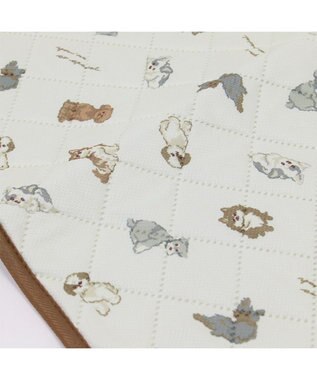 PET PARADISE ペットパラダイス makokoro 吸水マルチマット 《わんちゃん柄》 ホワイト