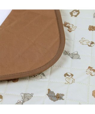 PET PARADISE ペットパラダイス makokoro 吸水マルチマット 《わんちゃん柄》 ホワイト