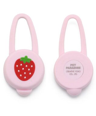 PET PARADISE 犬 散歩 夜 光る 苺柄 ＬＥＤ お散歩ライト ピンク（淡）