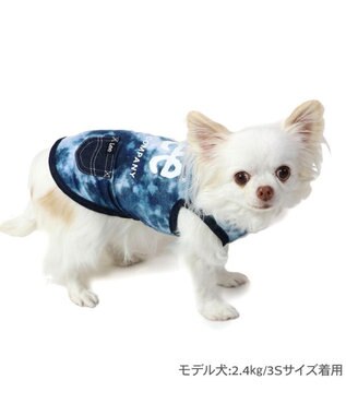 PET PARADISE Lee エコメイド ブリーチ タンクトップ 小型犬 ネイビー