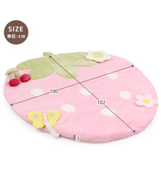 Mother garden マザーガーデン ベビー いちごのプレイマット 2ケ月~ 0