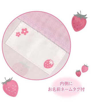 Mother garden マザーガーデン 野いちご 巾着 小《レトロストロベリー柄》 レトロストロベリー柄