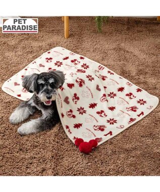 PET PARADISE ディズニー ミッキーマウス ブランケット 《ニット柄》