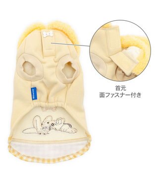 PET PARADISE ディズニー プルート 襟付き トレーナー 小型犬 ライトイエロー