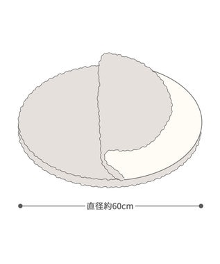 PET PARADISE スヌーピー 遠赤外線 くつろぎマット 《兄弟柄》 S ベージュ