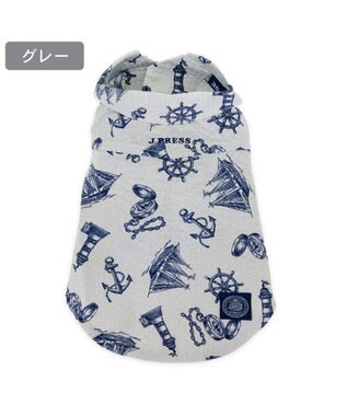 PET PARADISE J.PRESS マリンシャツ  《グレー》 小型犬 グレー