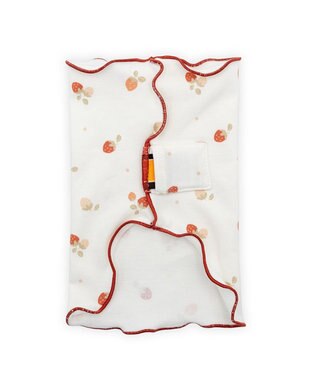 PET PARADISE ペットパラダイス ペティヒート 天竺 腹巻 《いちご柄》 中型犬 ホワイト