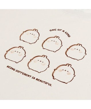 Mother garden マザーガーデン MOLANG モラン Ｔシャツ 半袖 《スケッチ柄》 白色 S/M/L ユニセックス -