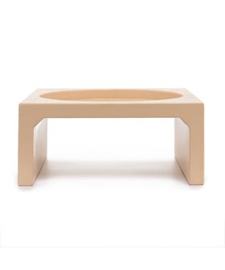 PET PARADISE 木製フードテーブル【大】（フードボウル別売り）M 茶系