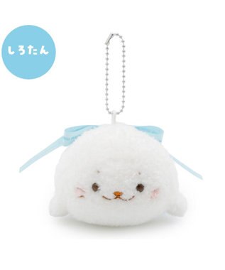 Mother garden しろたん リボンキーホルダー 《しろたん》 しろたん