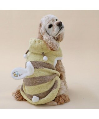 PET PARADISE ペットパラダイス ふわふわ 蜂なりきり 中型犬 大型犬 イエロー×ブラウン