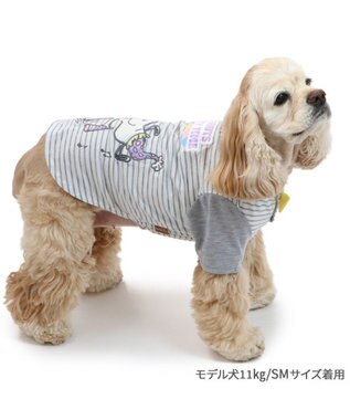 PET PARADISE スヌーピー Tシャツ 《お誕生日 パーティー柄》 中型犬 パーティー柄