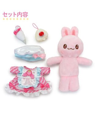 Mother garden マザーガーデン うさもも パティシエごっこセット プチマスコット Sサイズ うさもも