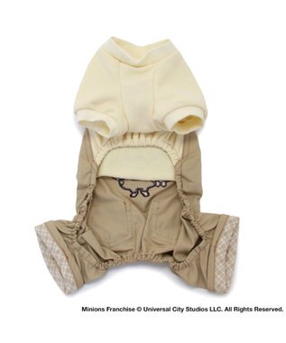 PET PARADISE ミニオン ボブ ティム つなぎ オーバーオール  小型犬 ベージュ