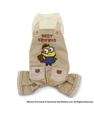 PET PARADISE ミニオン ボブ ティム つなぎ オーバーオール  小型犬 ベージュ