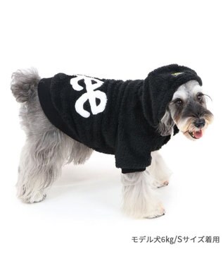 PET PARADISE Lee ボア フリース パーカー 《ブラック》 小型犬 ブラック