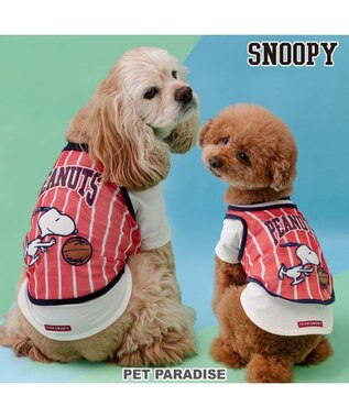 PET PARADISE スヌーピー ビブスＴシャツ 《ホワイト》 小型犬 ホワイト