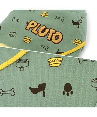 PET PARADISE ディズニー プルート トレーナー 《ポーチ付き》 小型犬 グリーン