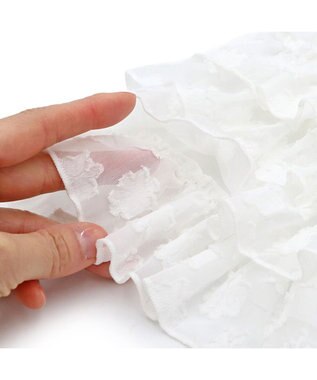 PET PARADISE ペットパラダイス お花 ふりふり ワンピース 《ホワイト》 小型犬 ホワイト