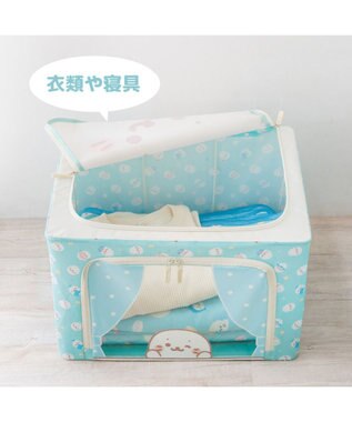 Mother garden しろたん 収納ケース 《ぽてぽて柄》 ぽてぽて柄