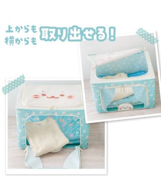 Mother garden しろたん 収納ケース 《ぽてぽて柄》 ぽてぽて柄