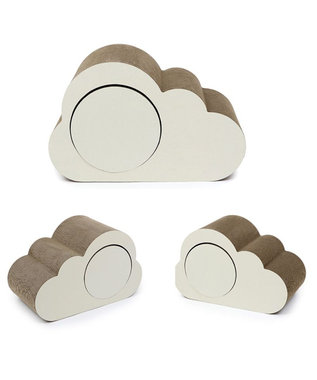 PET PARADISE 猫 爪とぎ ダンボール 単品《月 / 雲》 雲