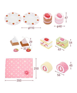 Mother garden マザーガーデン ストロベリー ティーパーティー セット ティーパーティーセット