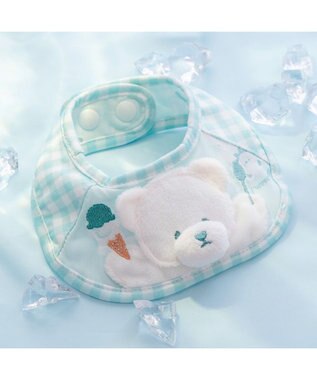 PET PARADISE ペットパラダイスくまちゃん クールバンダナ 《アイス柄》 中型犬 グリーン