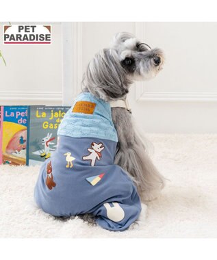 PET PARADISE リサとガスパール 刺繍レース オーバーオール 小型犬
