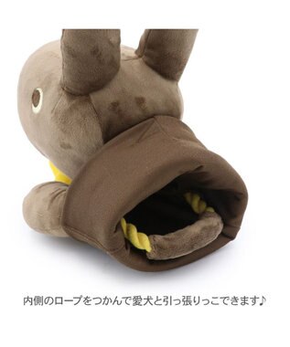PET PARADISE リサとガスパール ガスパール パペットトイ ブラウン