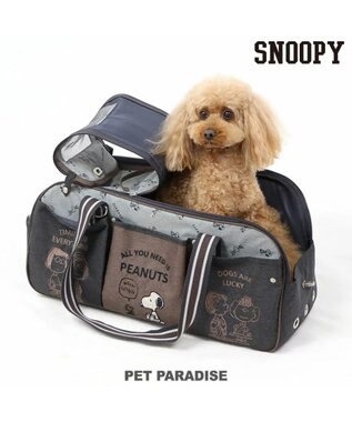 犬用品 ペットグッズ キャリーバッグ ペットパラダイス 犬 猫 キャリー スヌーピー キャリーバッグ ロング ブラウン 四角 キャリーバック ショルダー おしゃれ かわいい 猫 キャラクター Pet Paradise 通販 雑貨とペット用品の通販サイト マザーガーデン