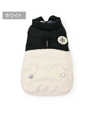 PET PARADISE J.PRESS バイカラーベスト 《ホワイト》 小型犬 ホワイト