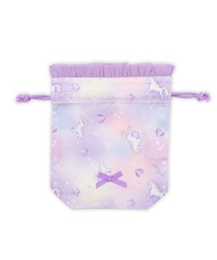 Mother garden マザーガーデン ユニコーン コップ巾着 《ぷっくり柄》 ぷっくり柄