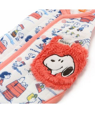 PET PARADISE スヌーピー ふわりとキルト ベスト 小型犬 オレンジ