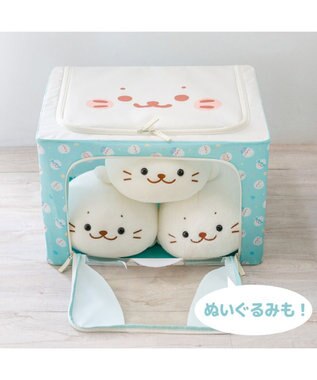 Mother garden しろたん 収納ケース 《ぽてぽて柄》 ぽてぽて柄