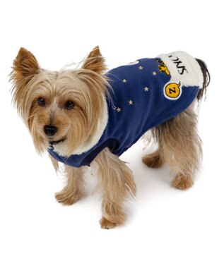 PET PARADISE スヌーピー ペティヒート DAN 《お星さま》 小型犬 ネイビー