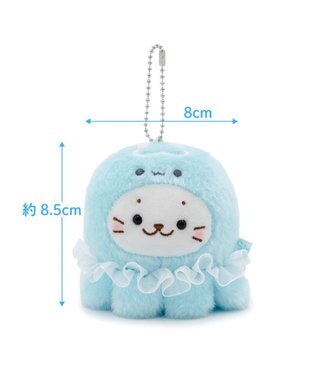 Mother garden しろたん ふわふわ キーホルダー 《くらげ》 単品 くらげ