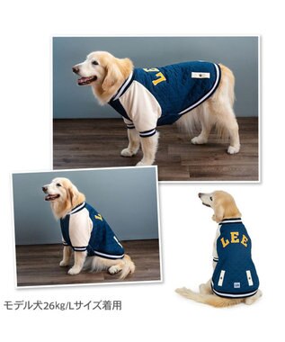 PET PARADISE Lee キルト スタジャン 中型犬 大型犬 ブルー