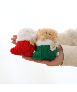 Mother garden しろたん クリスマス靴下キーホルダー 《らむね》 単品 らむね